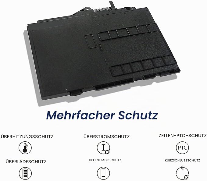 SN03XL Laptop Battery Replacement for HP EliteBook 820 G3 725 G3 Series SN03044XL HSTNN-DB6V 800232-241 800514-001 (11.4V 44Wh)