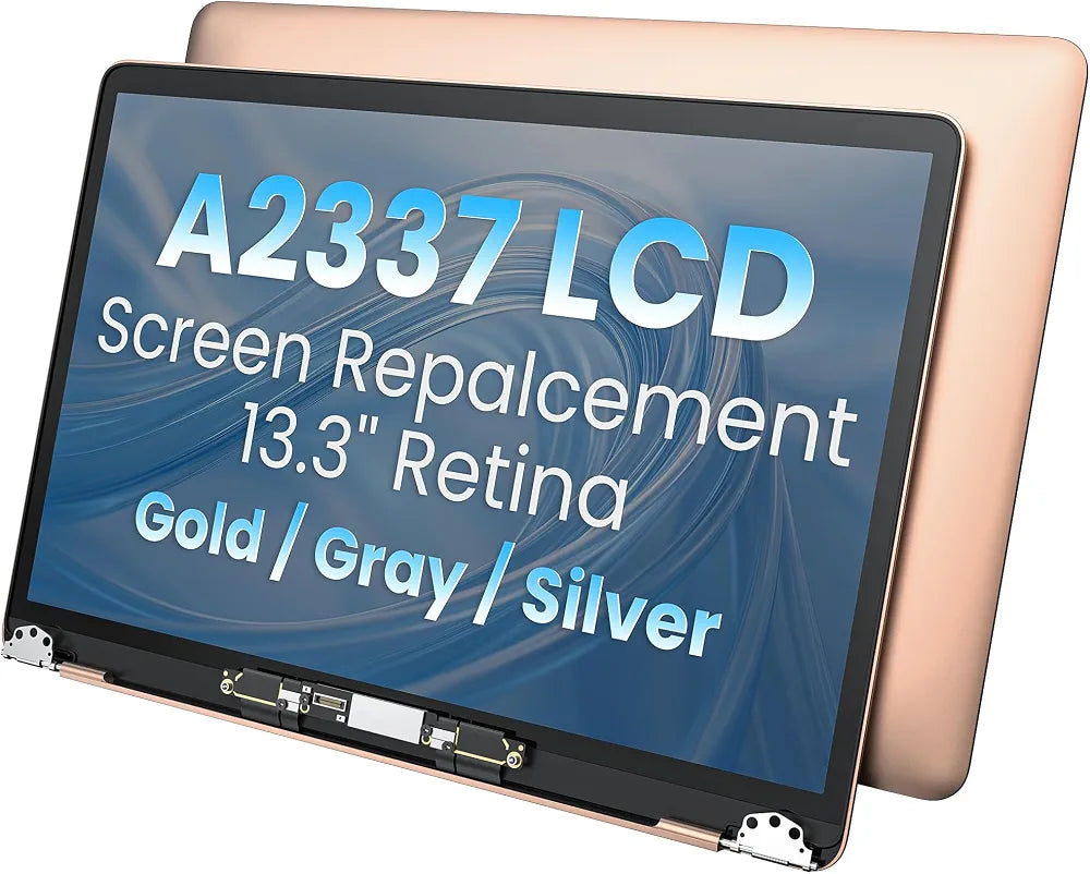 A2337 LCD Screen Display Assembly for MacBook Air 13.3" M1 2020 A2337 EMC 3598 MGN63 MGN93 MGND3 MGN73 MGNA3 MGNE3 Retina 2560x1600 